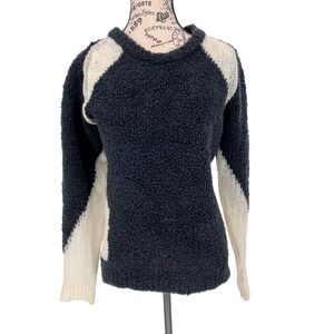 IRO Paris Shani Colorblock Sweater‎ Women's Medium Wool Blend EUC